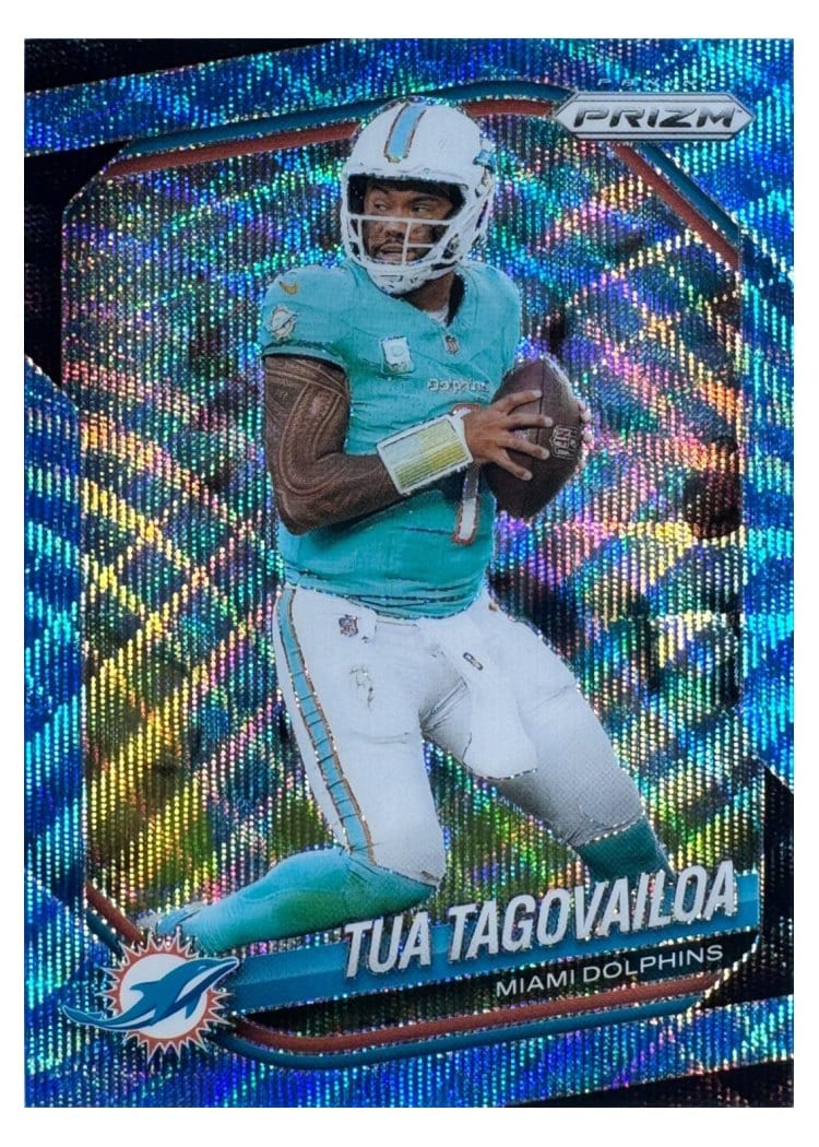 2025 Panini Prizm Base Set Tua Tagovailoa #58 card