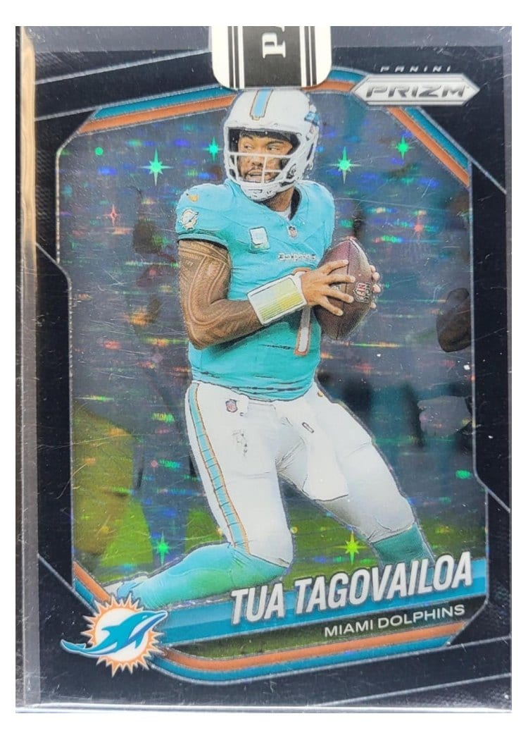 2025 Panini Prizm Base Set Tua Tagovailoa #58 card