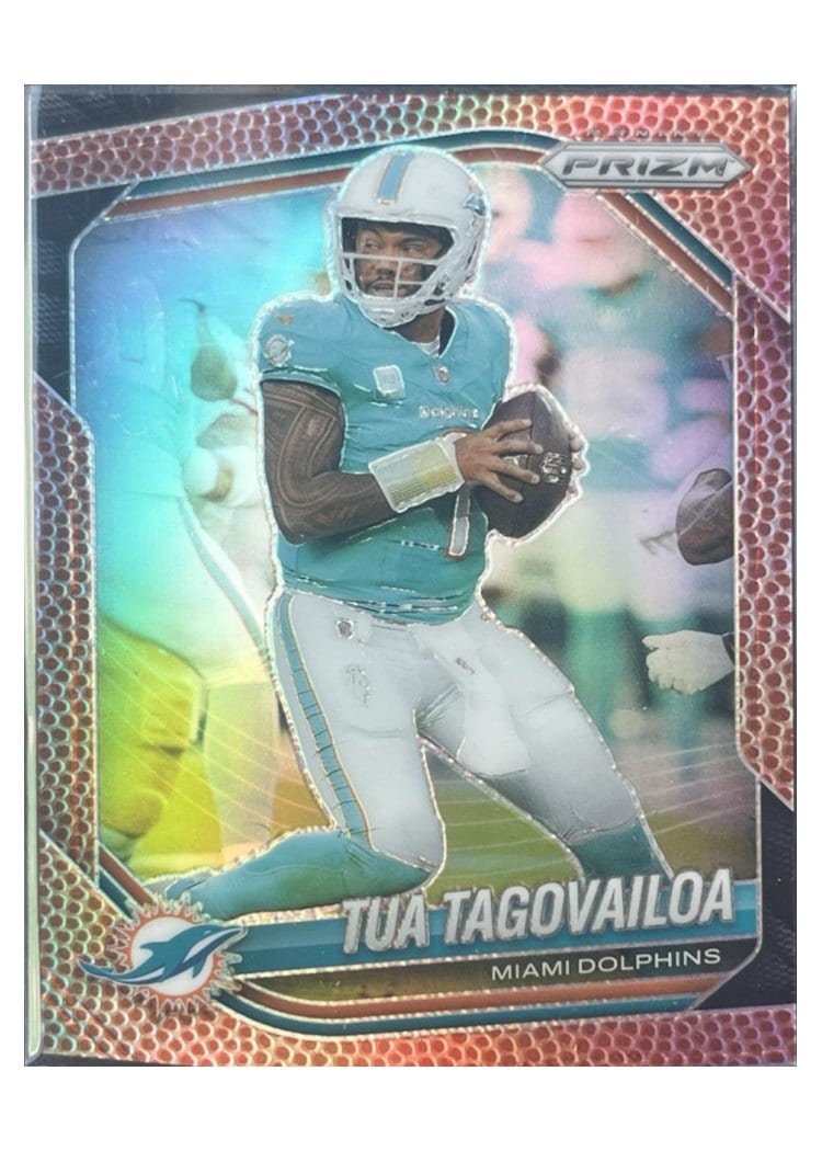 2025 Panini Prizm Base Set Tua Tagovailoa #58 card