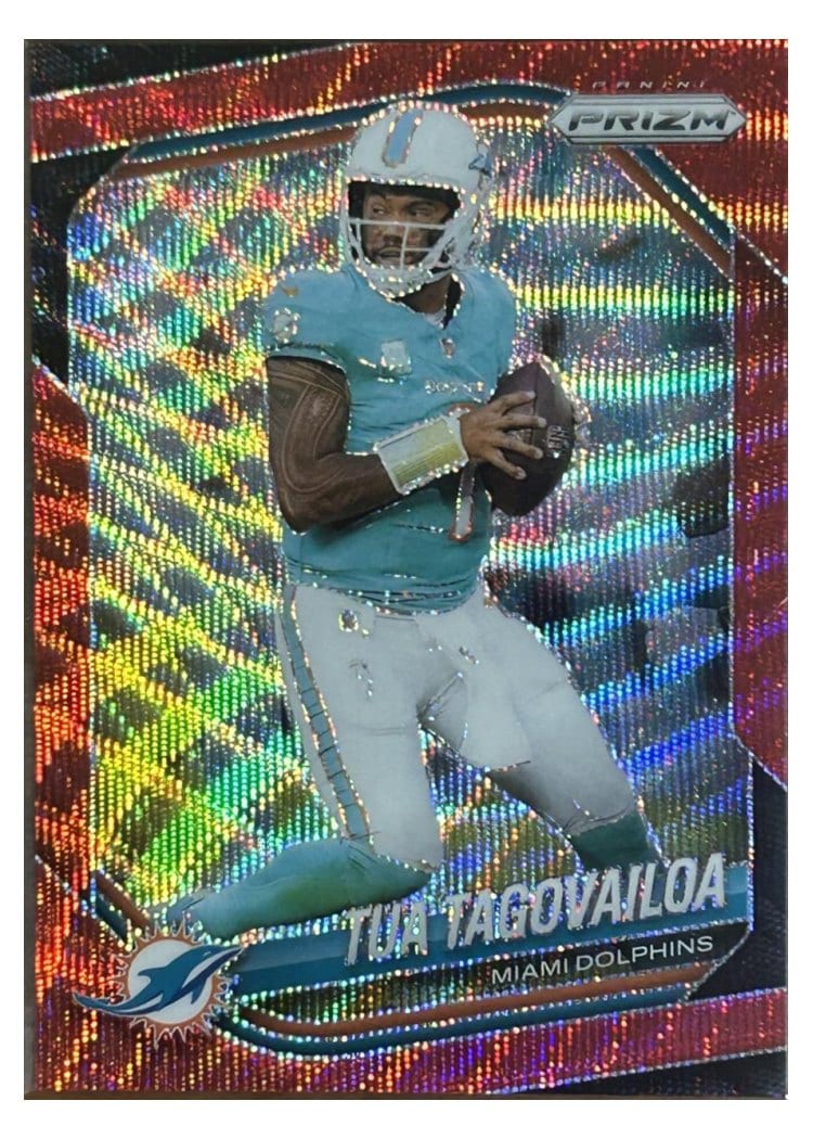 2025 Panini Prizm Base Set Tua Tagovailoa #58 card