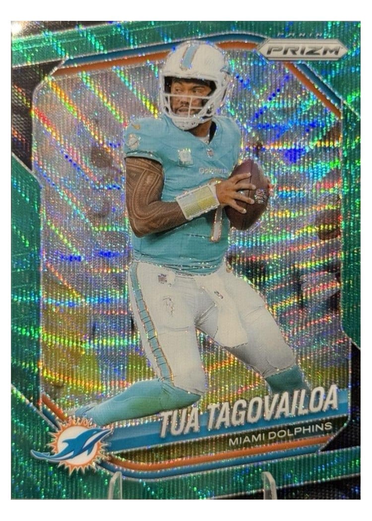 2025 Panini Prizm Base Set Tua Tagovailoa #58 card