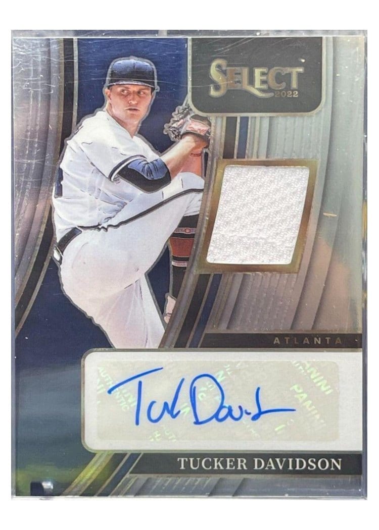 2022 Panini Select Signature Materials Tucker Davidson #SM-TD card