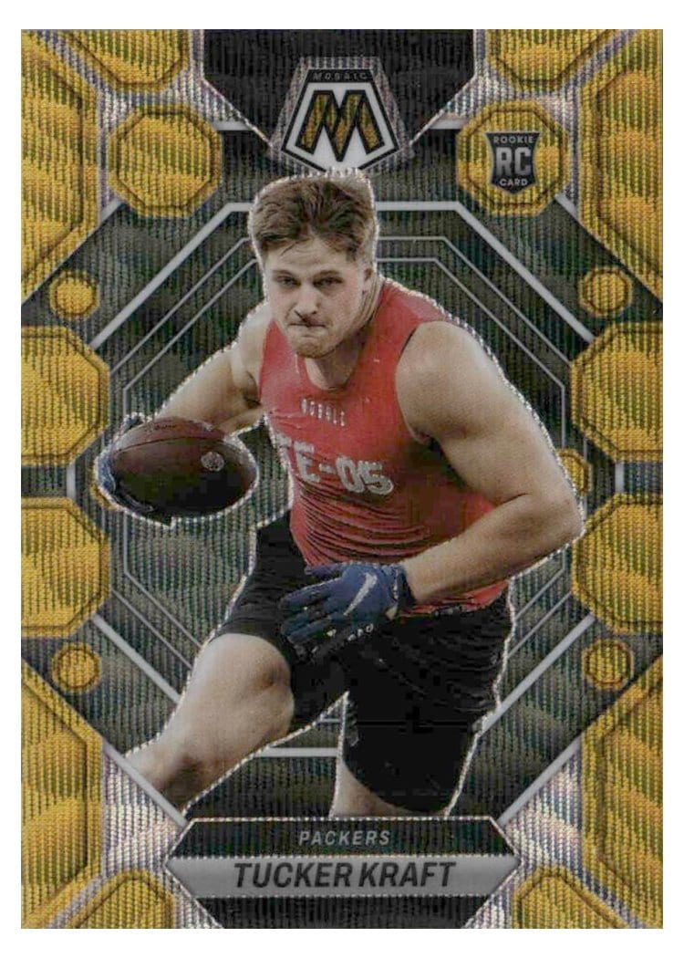 2023 Panini Mosaic Base Set Tucker Kraft #368 card