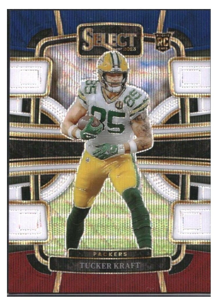 2023 Panini Select Base Set Tucker Kraft Tri-Color Prizm #37 card