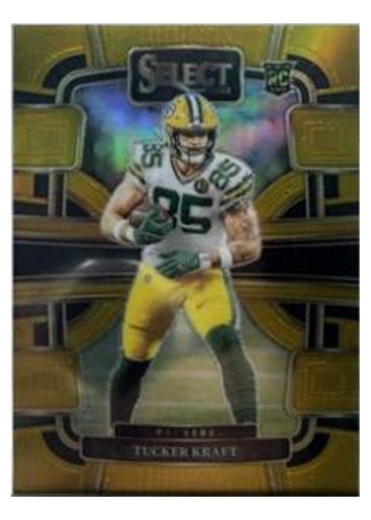 2023 Panini Select Base Set Tucker Kraft Gold Prizm #37 card