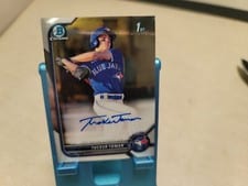 2022 Bowman Draft Chrome Autographs Tucker Toman #CDA-TT card