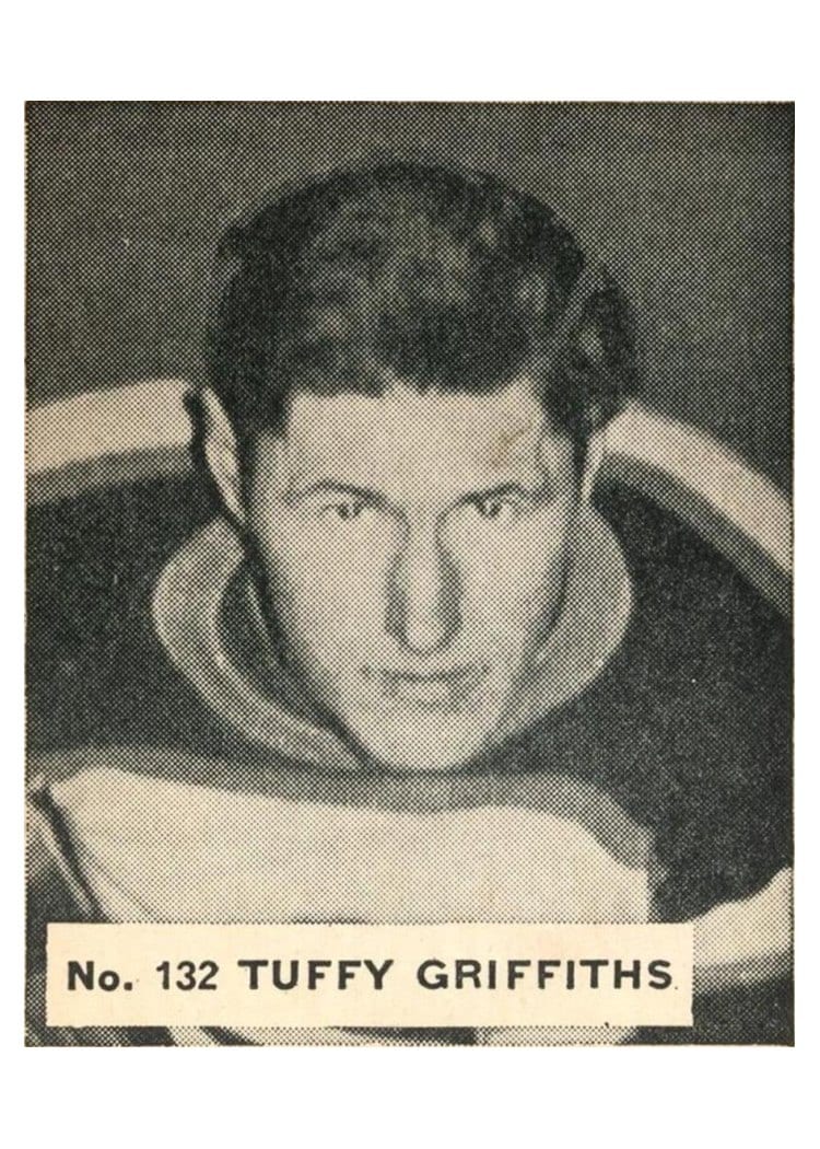 1937 V356 World Wide Gum Tuffy Griffiths #132 card