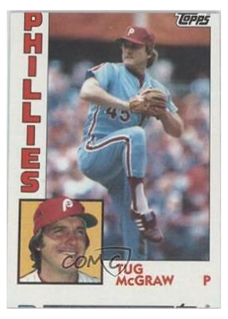 1984 Topps Tug McGraw #728 card
