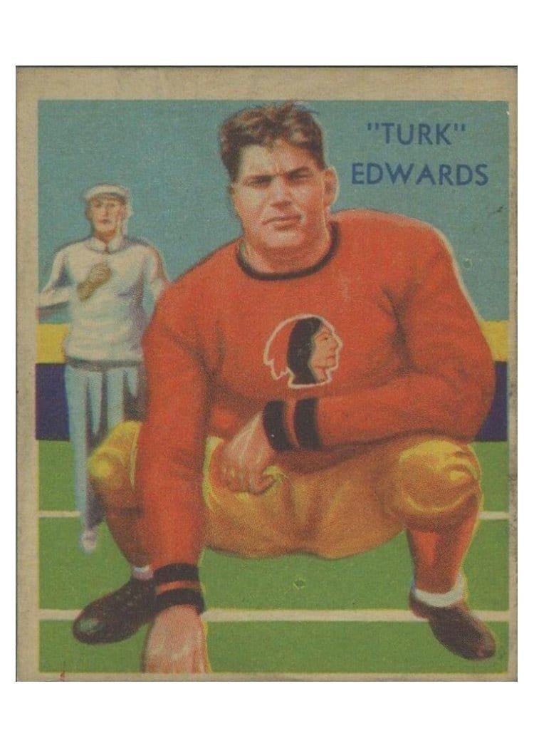 1935 National Chicle Turk Edwards #11 card