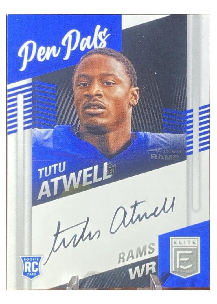 2021 Donruss Elite Pen Pals Tutu Atwell #PP-CTA card