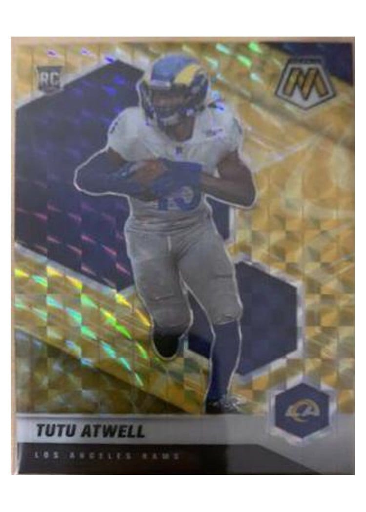 2021 Panini Mosaic Base Set Tutu Atwell Reactive Yellow Mosaic #320 card