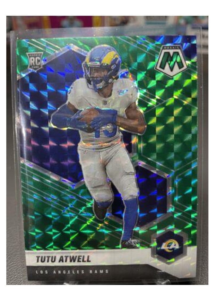 2021 Panini Mosaic Base Set Tutu Atwell Green Mosaic #320 card