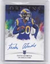 2021 Panini Origins Rookie Autographs Tutu Atwell #RA-TA card