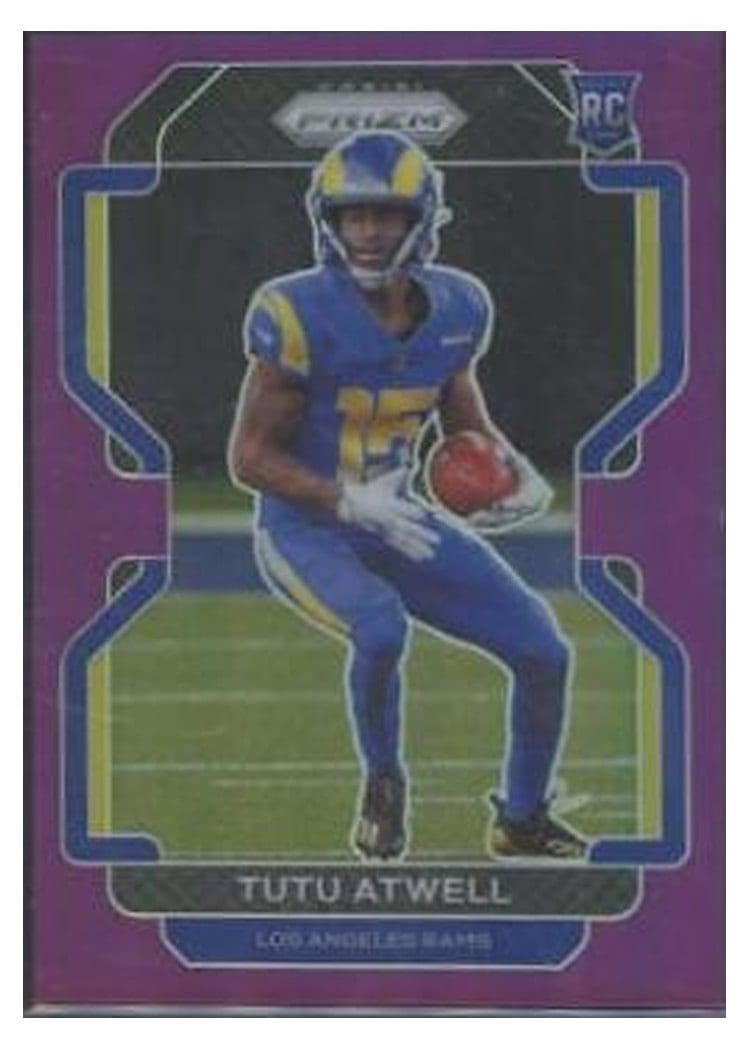 2021 Panini Prizm Base Set Tutu Atwell Purple Prizm #350 card