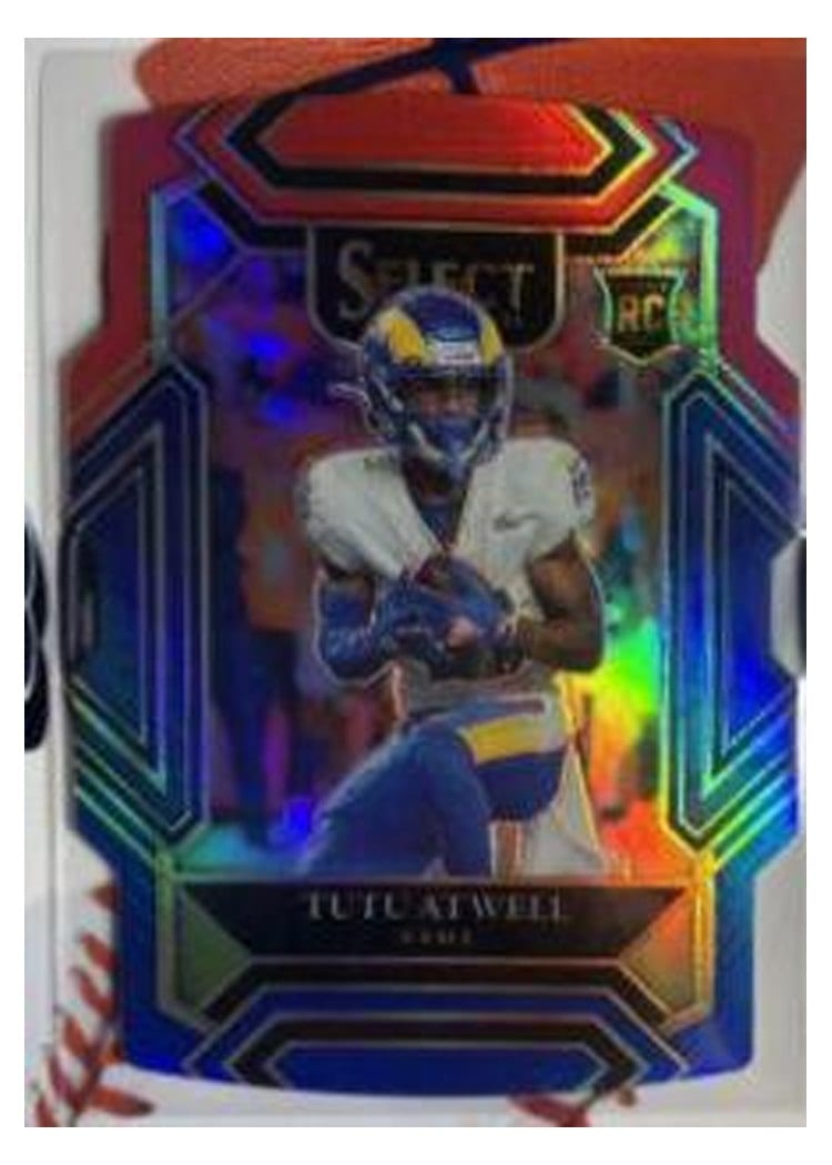 2021 Panini Select Base Set Tutu Atwell Red and Blue Die Cut #261 card