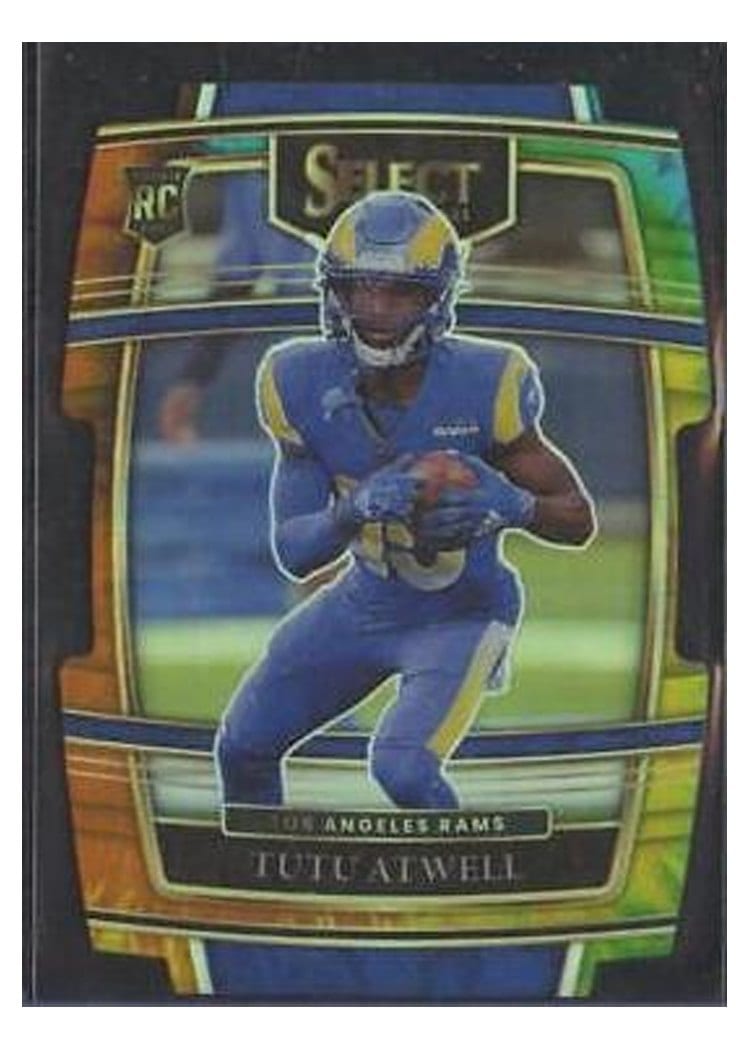 2021 Panini Select Base Set Tutu Atwell Tie Dye Die Cut #61 card