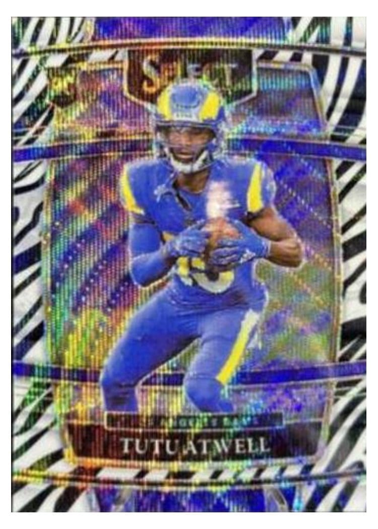 2021 Panini Select Base Set Tutu Atwell Zebra #61 card