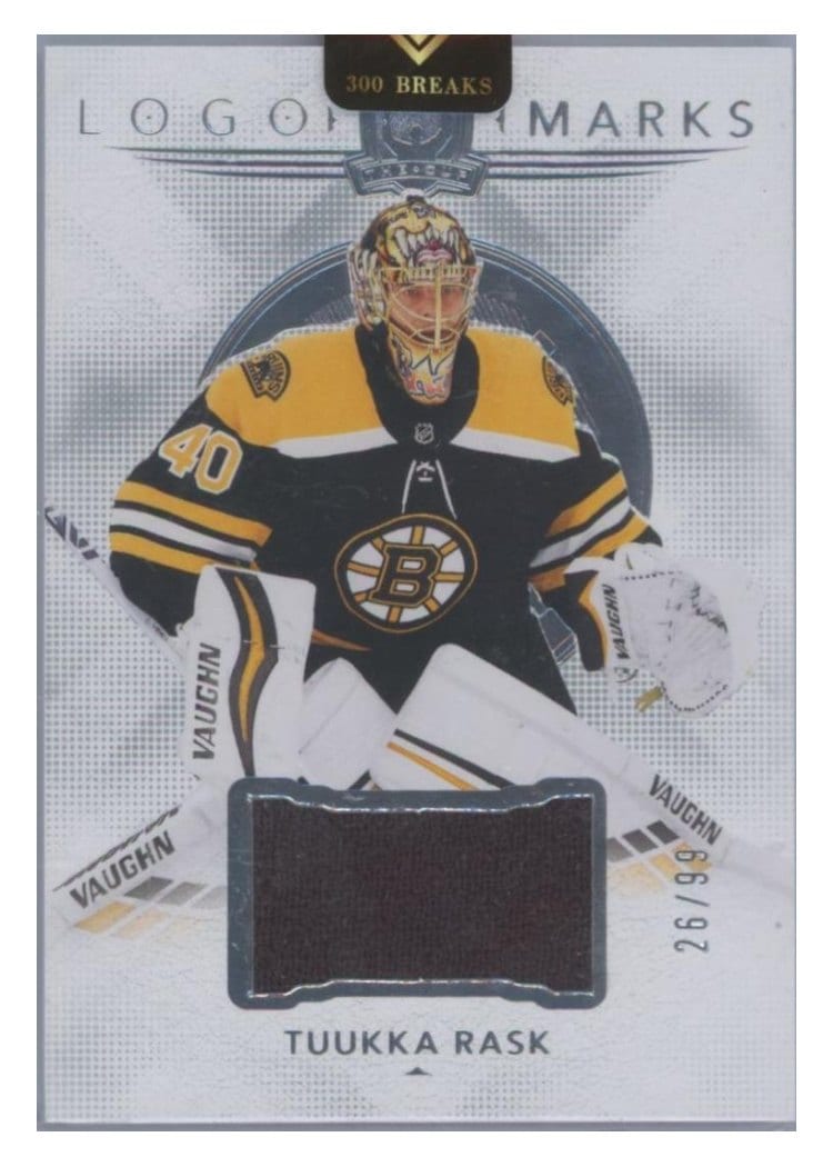 2024-25 Upper Deck The Cup Logomarks Tuukka Rask #LM-TR card
