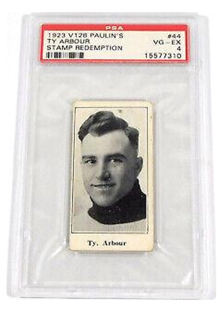 1923 V128 Paulin's Ty Arbour Stamp Redemption #44 card