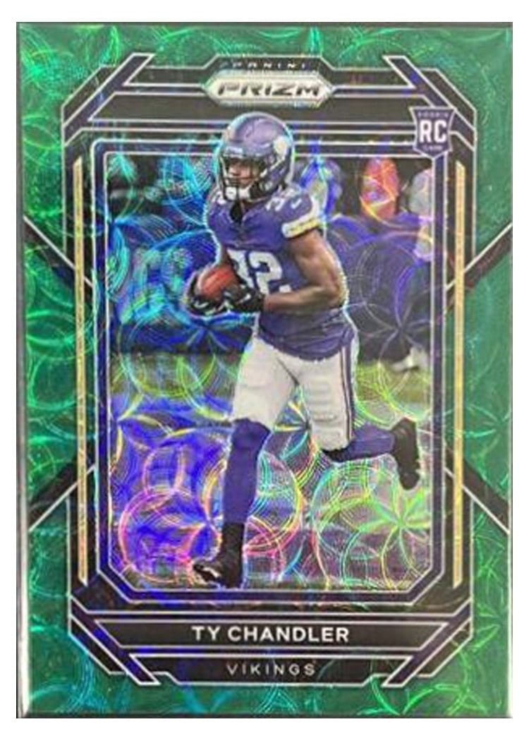 2022 Panini Prizm Base Set Ty Chandler Green Scope #348 card