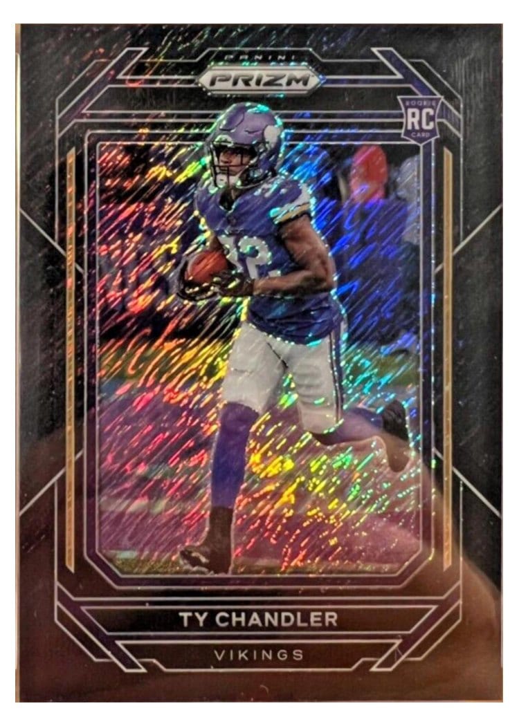 2022 Panini Prizm Base Set Ty Chandler #348 card
