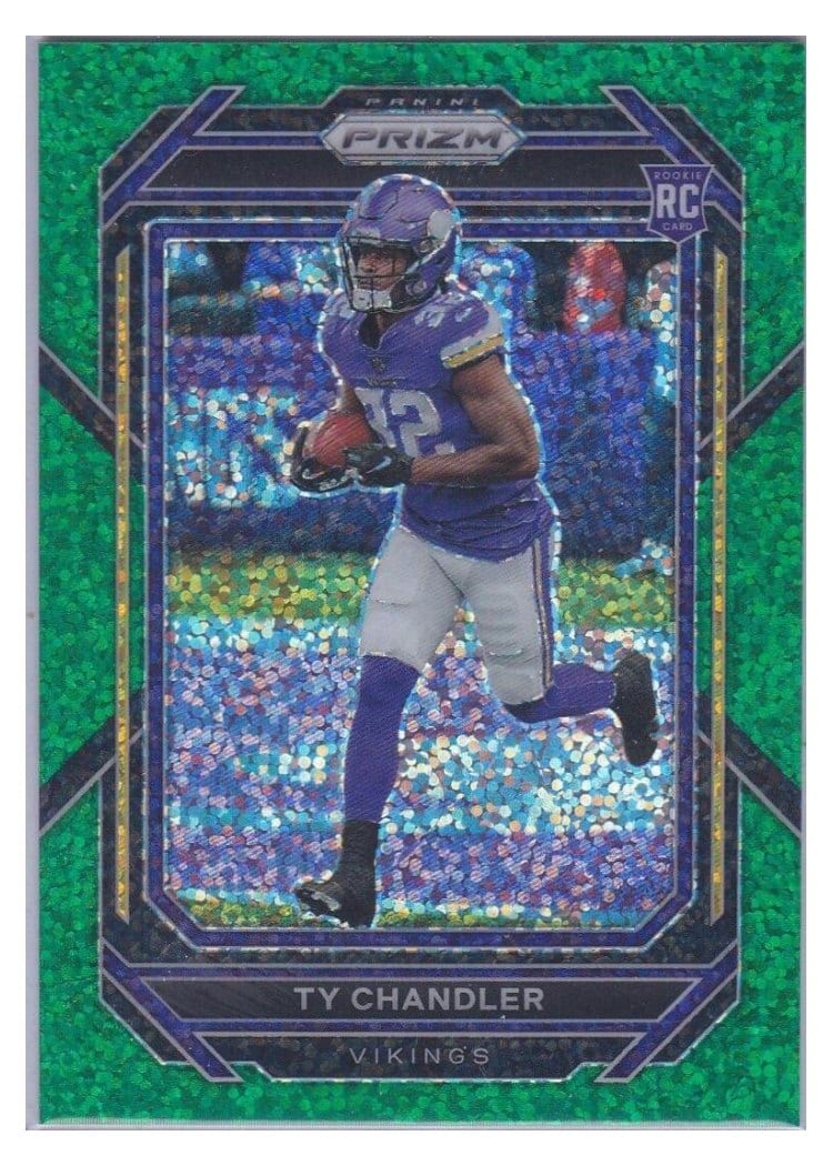 2022 Panini Prizm Base Set Ty Chandler #348 card
