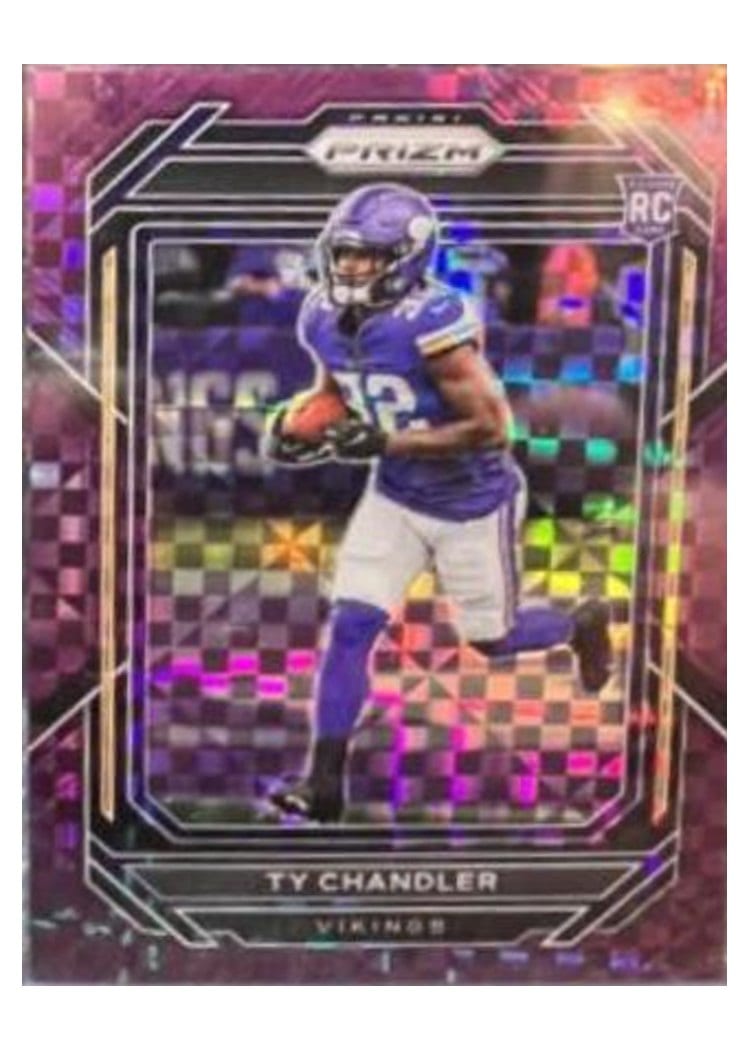 2022 Panini Prizm Base Set Ty Chandler #348 card