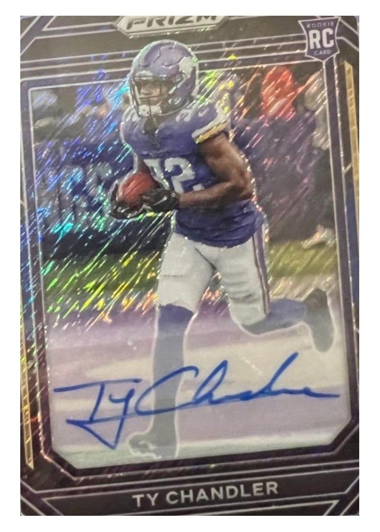 2022 Panini Prizm Base Set Ty Chandler #348 card