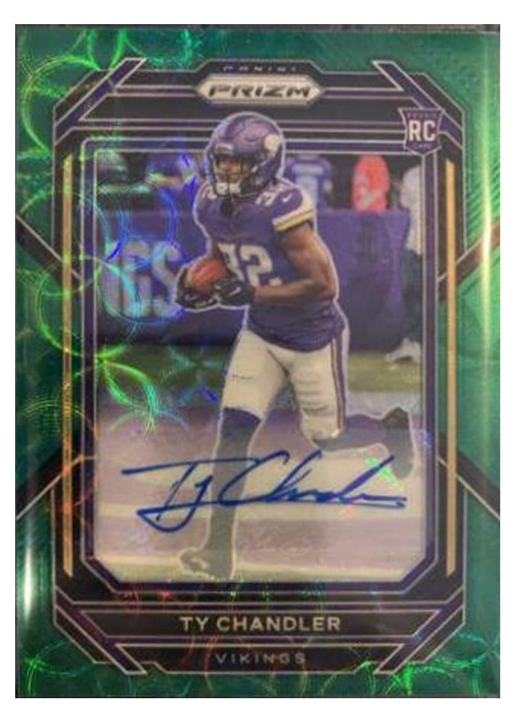2022 Panini Prizm Base Set Ty Chandler #348 card