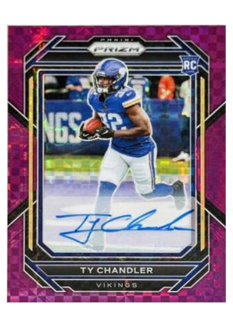 2022 Panini Prizm Base Set Ty Chandler #348 card