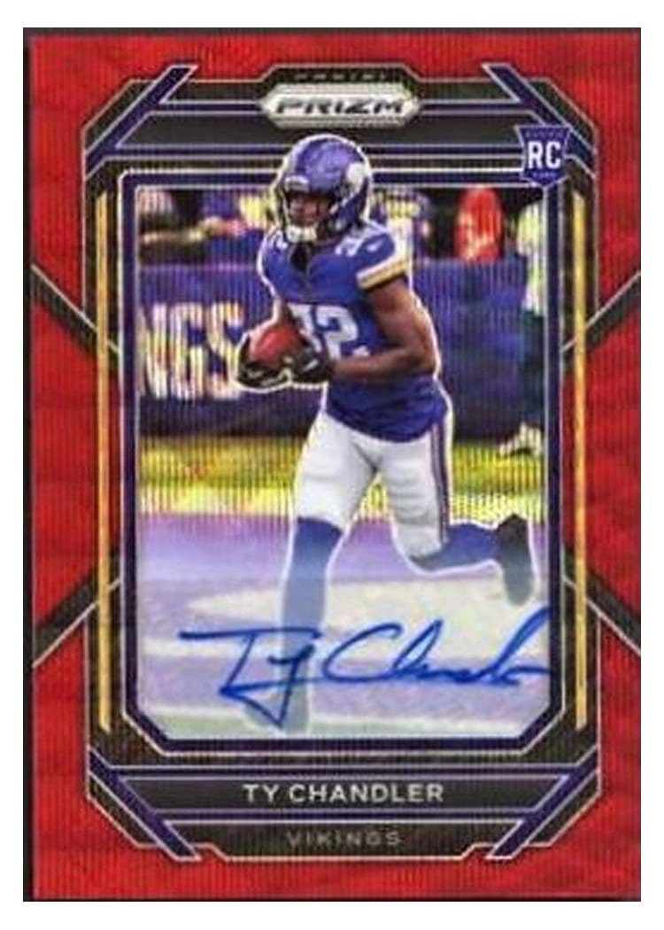 2022 Panini Prizm Base Set Ty Chandler #348 card