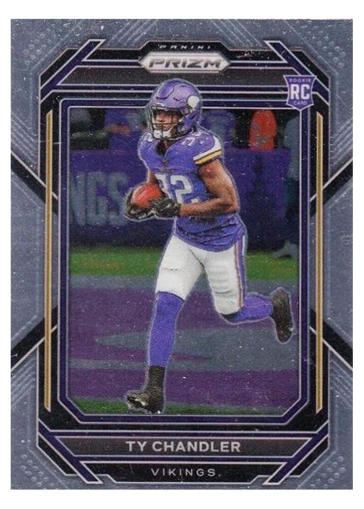2022 Panini Prizm Base Set Ty Chandler #348 card
