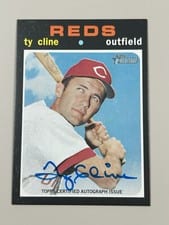 2020 Topps Heritage Real One Autographs Ty Cline #ROA-TC card