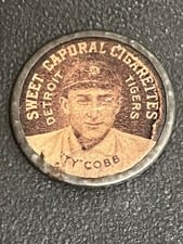 1909 E102 Set of 25 Ty Cobb card
