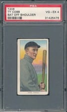 1909 T206 Tolstoi Ty Cobb card