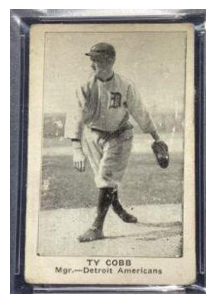 1921 E121 American Caramel Series of 80 Ty Cobb card