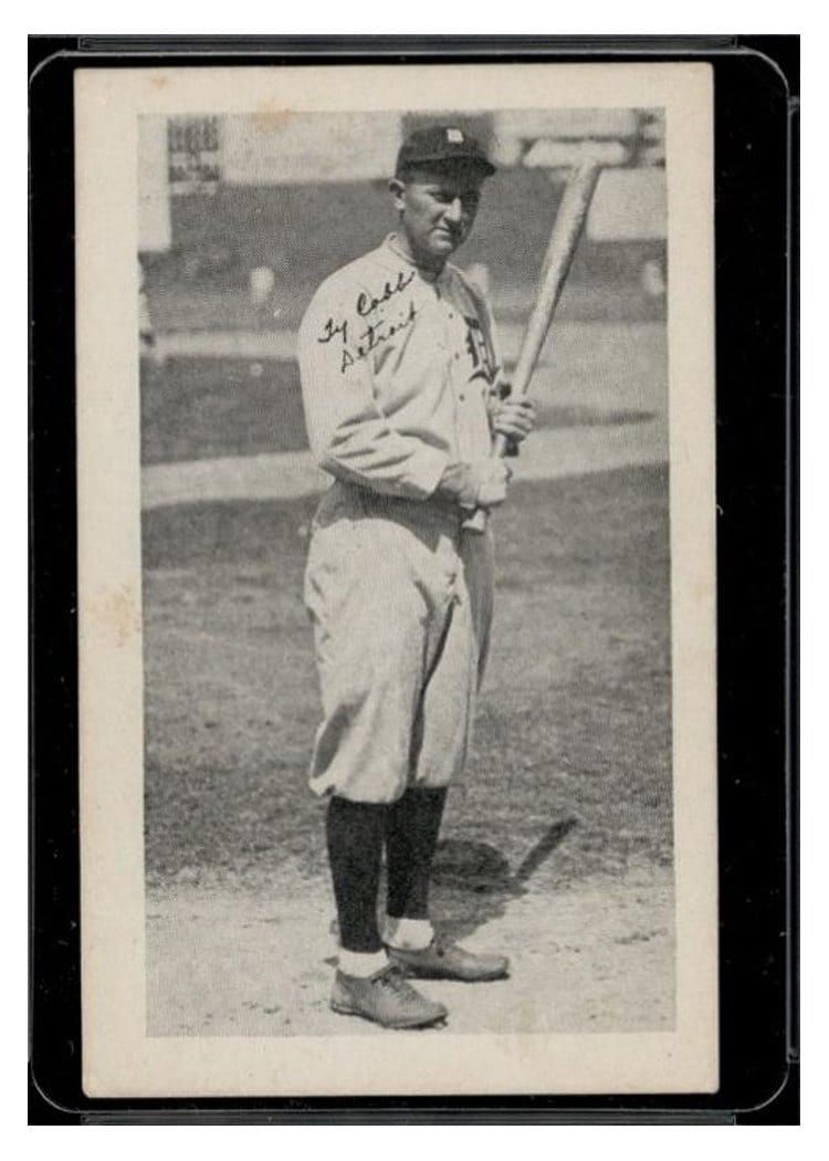 1922 W575 2 Ty Cobb Hand Cut card