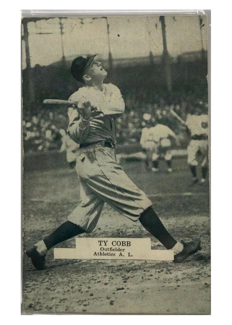 1926 Exhibits Ty Cobb card