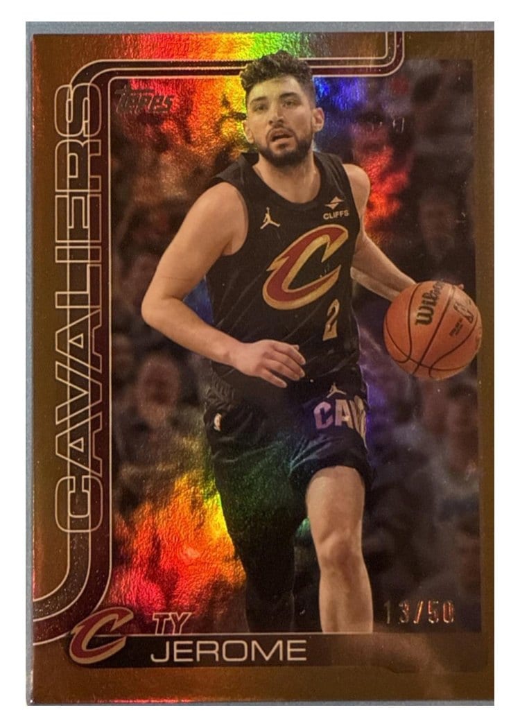 2025-26 Topps Base Set Ty Jerome Holo Gold Foil #83 card