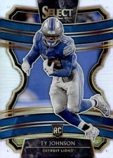 2019 Panini Select Ty Johnson #91 card