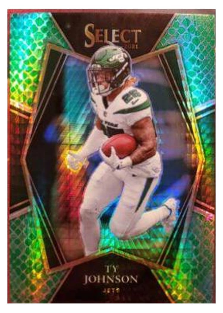 2021 Panini Select Base Set Ty Johnson Dragon Scale #127 card