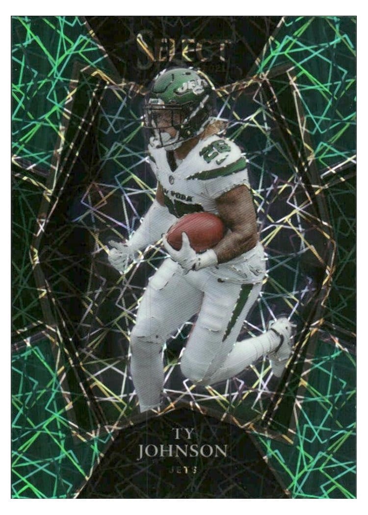 2021 Panini Select Base Set Ty Johnson #127 card