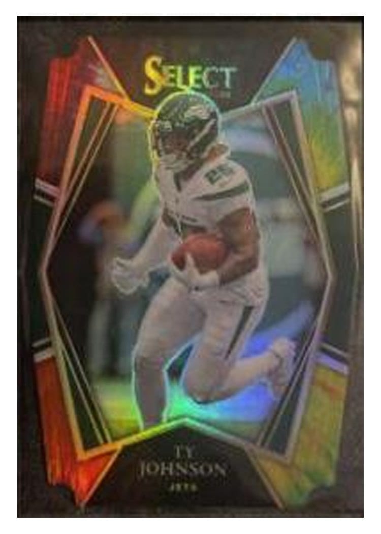 2021 Panini Select Base Set Ty Johnson #127 card