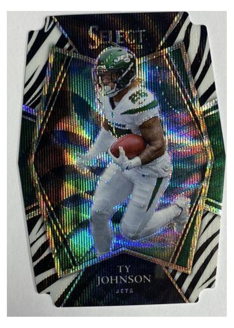 2021 Panini Select Base Set Ty Johnson Zebra #127 card