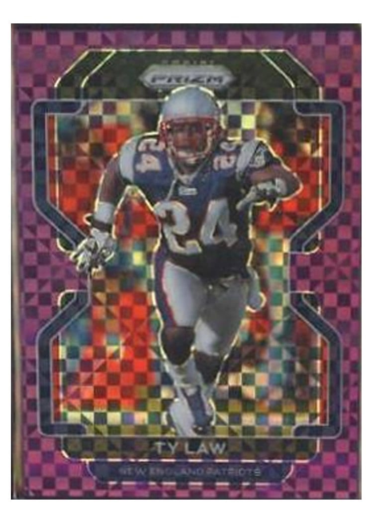 2021 Panini Prizm Base Set Ty Law Purple Power Prizm #103 card