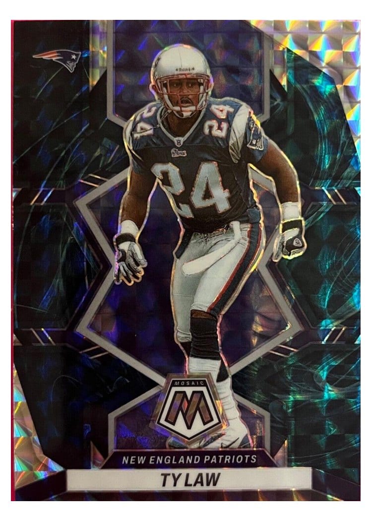 2022 Panini Mosaic Ty Law #138 card