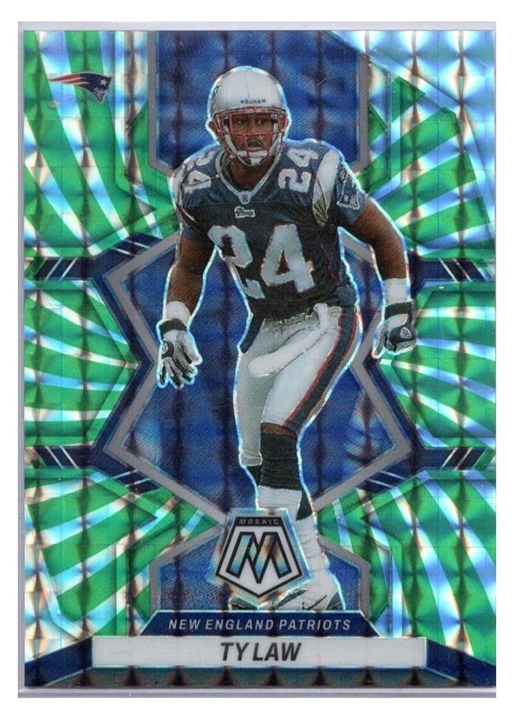 2022 Panini Mosaic Ty Law #138 card