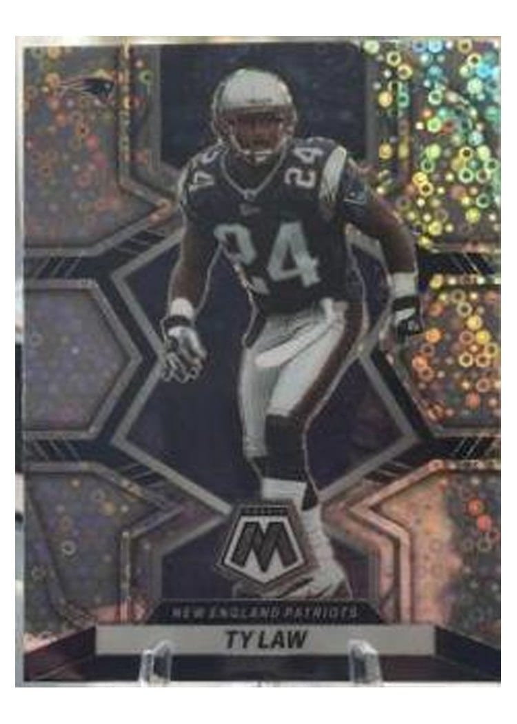 2022 Panini Mosaic Ty Law #138 card