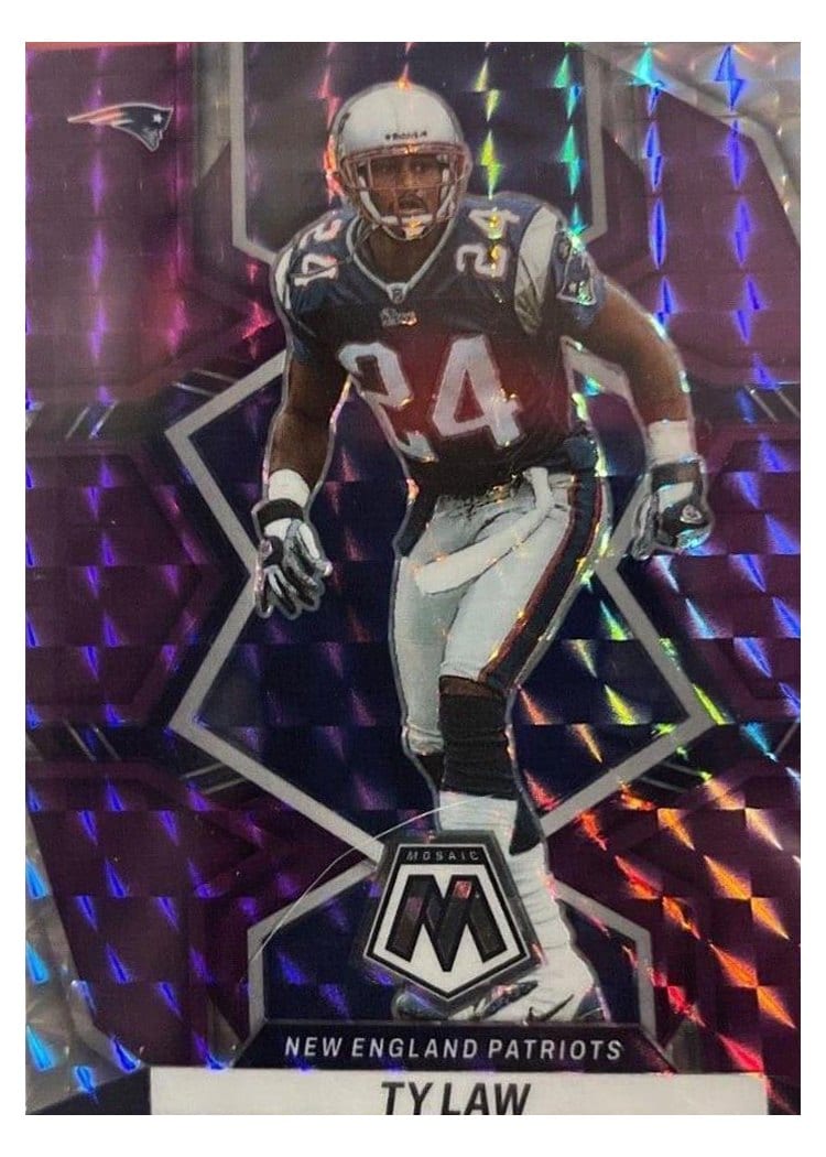 2022 Panini Mosaic Ty Law #138 card