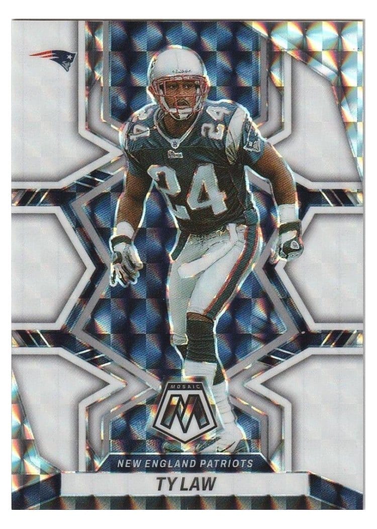 2022 Panini Mosaic Ty Law #138 card